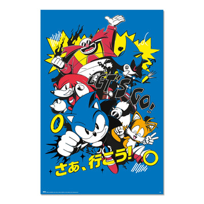 Sonic Manga Style 61 x 91.5cm Maxi Poster