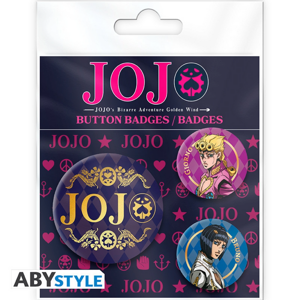 ABYstyle Jojo's Bizarre Adventure 3 Badge Pack 