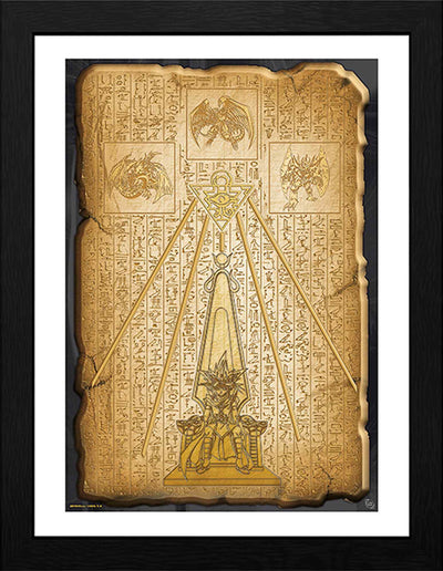 GB eye Yu Gi Oh! Egyptian Tablet 30 x 40cm Framed Collector Print