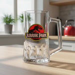 Jurassic Park  Logo 500ml Glass Tankard
