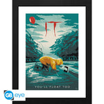 GB eye IT Georgie You'll Float Too 30 x 40cm Framed Collector Print