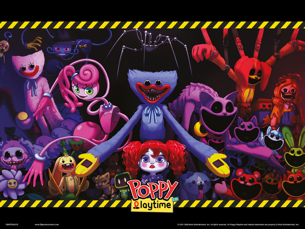 POPPY PLAYTIME All Time Characters 30 x 40cm Collector Print