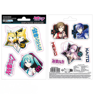 Hatsune Miku Characters 2 Sheet Sticker Set
