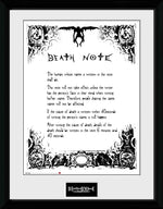 GB eye Death Note Death Note 30 x 40cm Framed Collector Print