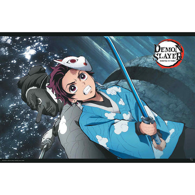 GB eye Demon Slayer Tanjiro & Urukodaki  61 x 91.5cm Maxi Poster