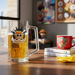 One Piece Luffy Skull 500ml Glass Tankard