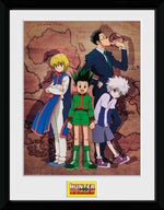 GB eye Hunter X Hunter Key Art Map 30 x 40cm Framed Collector Print