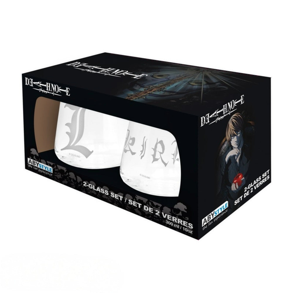 ABYstyle Death Note Kira & L 2 Glass Set