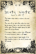 GB eye Death Note Rules 61 x 91.5cm Maxi Poster