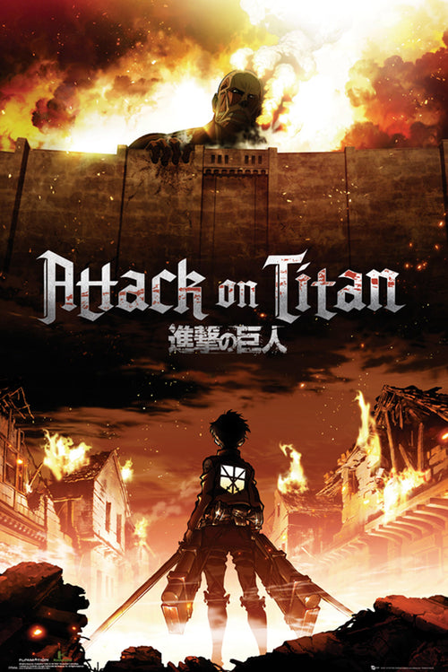 GB eye GB eye Attack On Titan Key Art 61 x 91.5cm Maxi Poster