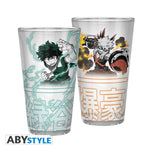 ABYstyle My Hero Academia Izuku & Bakugo 400ml Glass