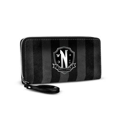 Karactermania Wednesday Varsity Essential Wallet - Black
