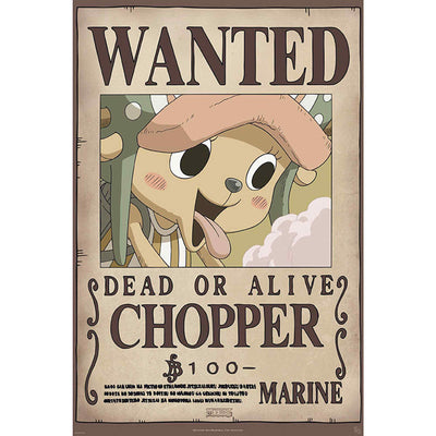 GB eye One Piece Wanted Chopper 61 x 91.5cm Maxi Poster