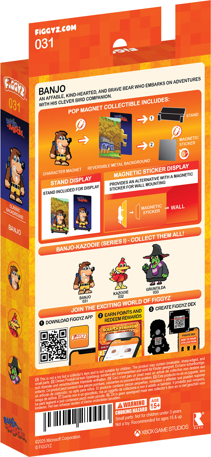 FiGGYZ Banjo-Kazooie Banjo 11cm Collectible Pop Magnet