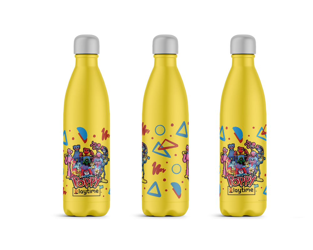 POPPY PLAYTIME Yellow Playtime Co 500ml Canteen Stainless Steel Bottle