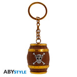 ONE PIECE  3D Barrel Keychain