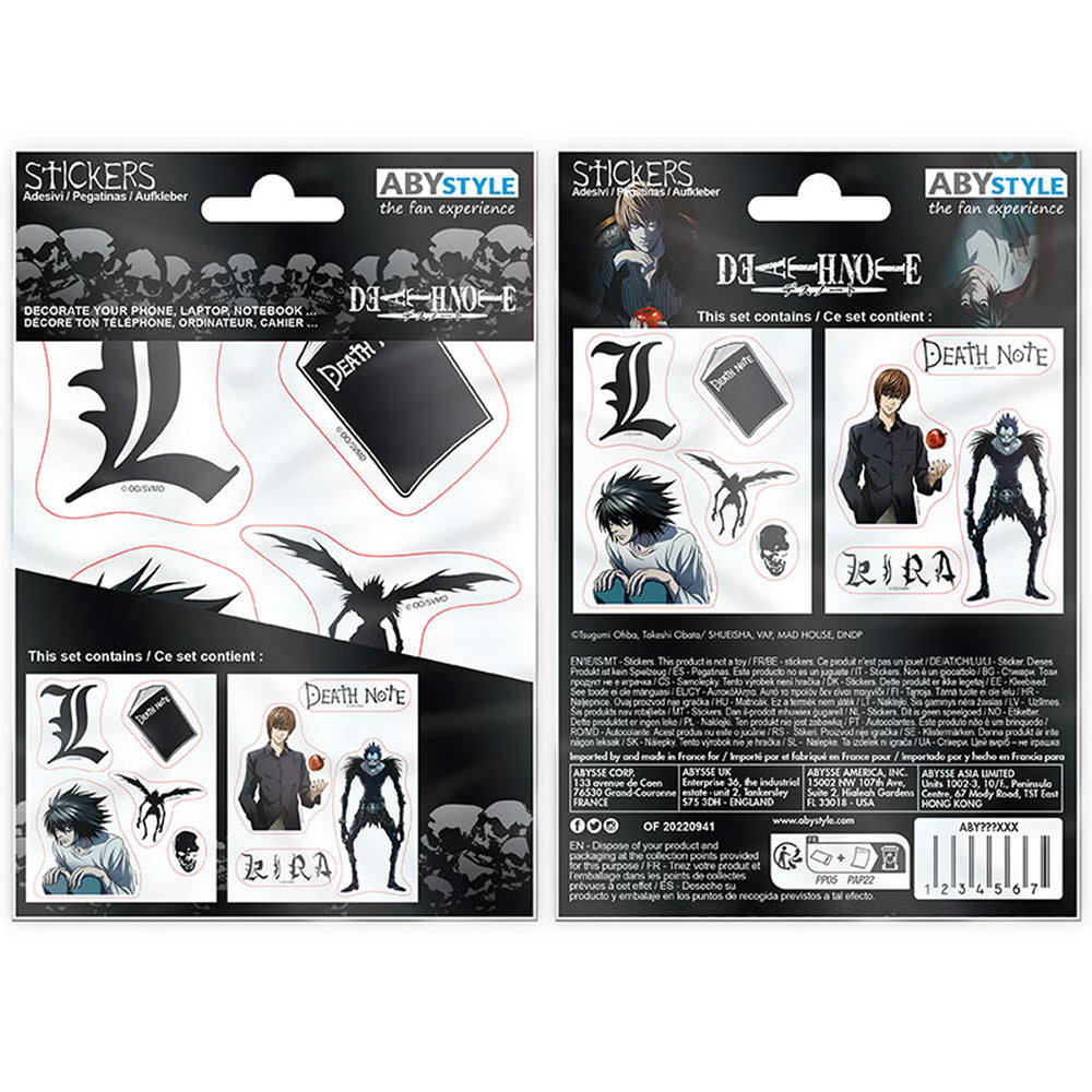 ABYstyle Death Note Icons 2 Sheet Sticker Set