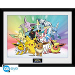GB eye Pok�mon Eevee  30 x 40cm Framed Collector Print