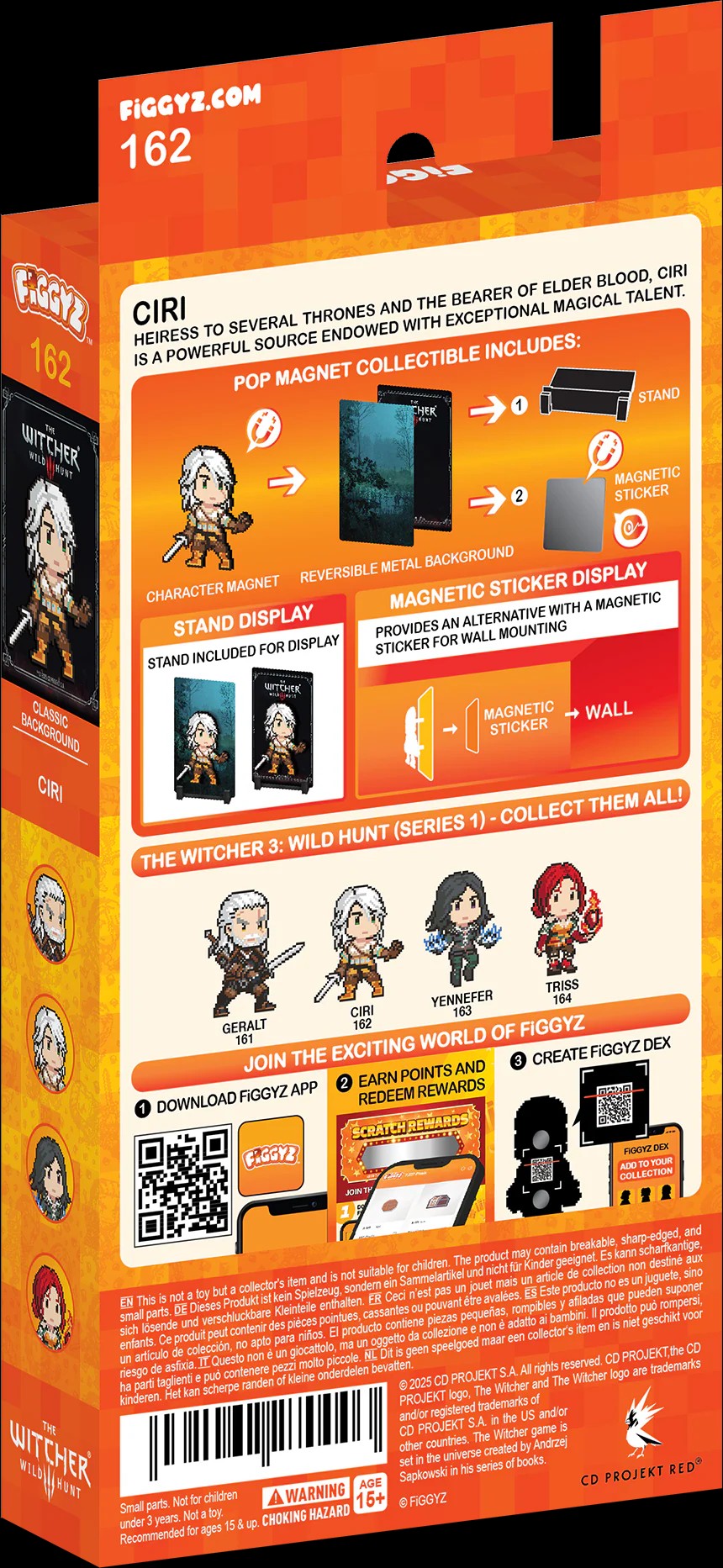 FiGGYZ The Witcher Ciri 11cm Collectible Pop Magnet