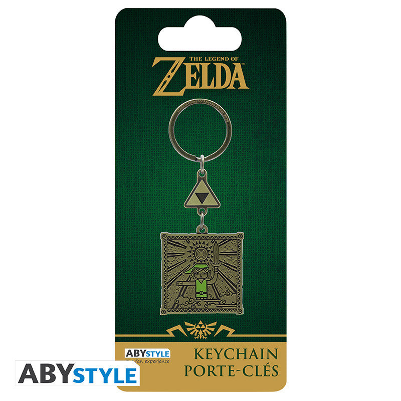 THE LEGEND OF ZELDA  Link & Triforce Keychain