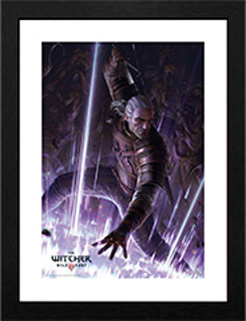 GB eye The Witcher Geralt 30 x 40cm Framed Collector Print