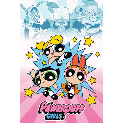 GB eye Powerpuff Girl Girls vs Villains 61 x 91.5cm Maxi Poster