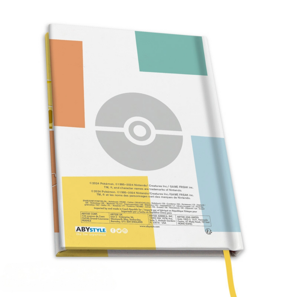 Pokémon Pikachu A5 Notebook - Planet Fantasy Pokémon Pikachu A5 Notebook - Planet Fantasy