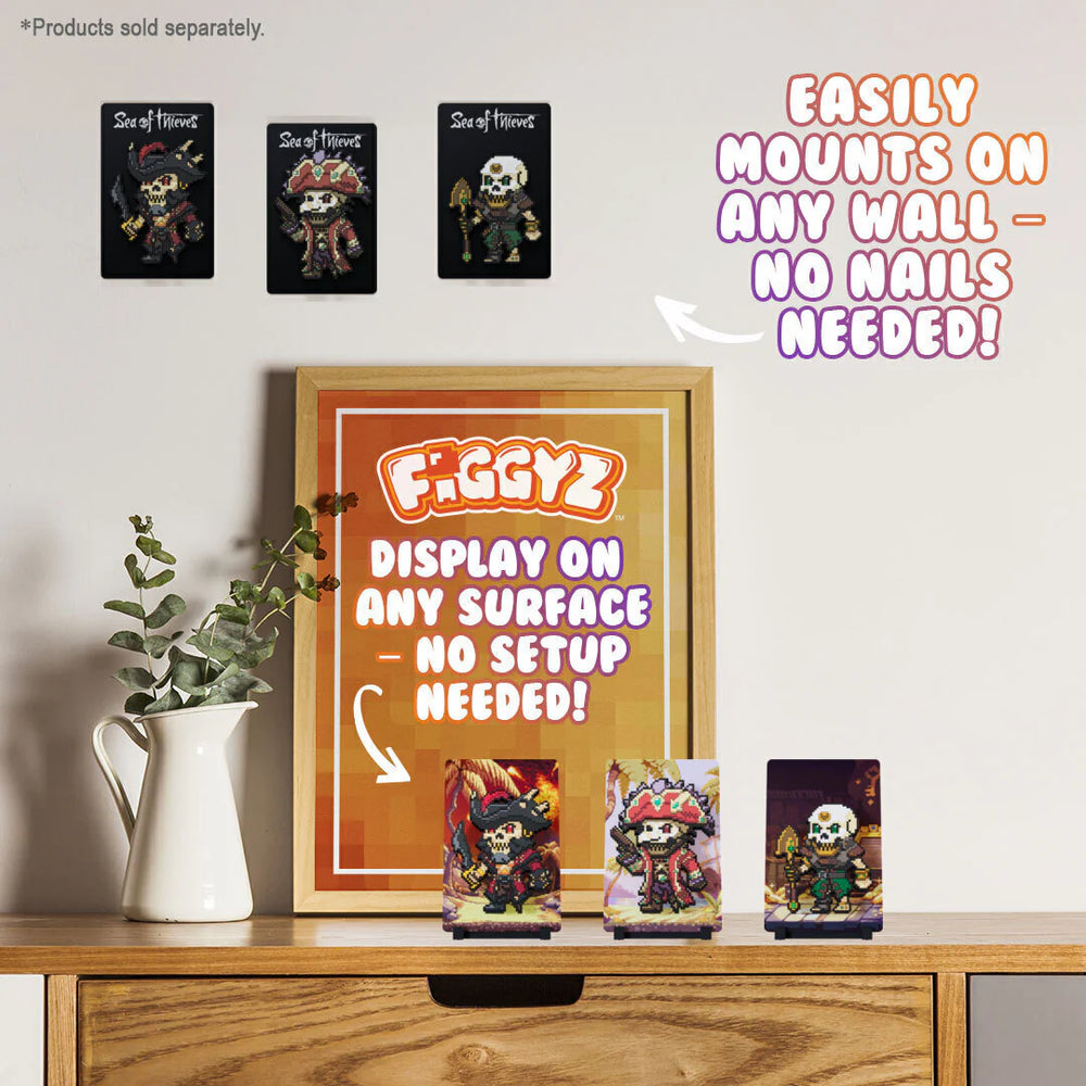 FIGGYZ Sea of Thieves Captain Flameheart 11cm Collectible Pop Magnet