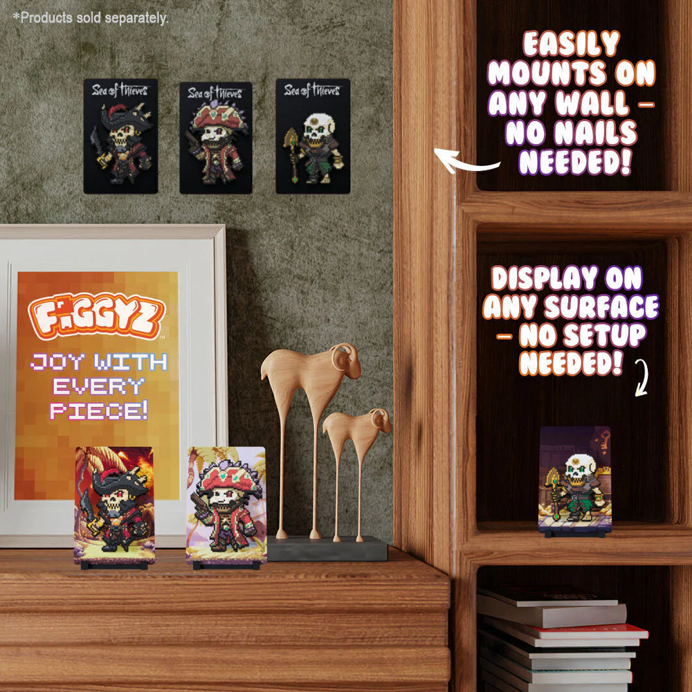 FIGGYZ Sea of Thieves Captain Flameheart 11cm Collectible Pop Magnet