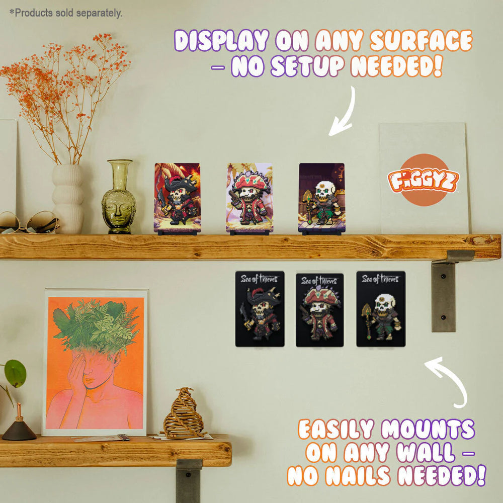 FIGGYZ Sea of Thieves Captain Flameheart 11cm Collectible Pop Magnet