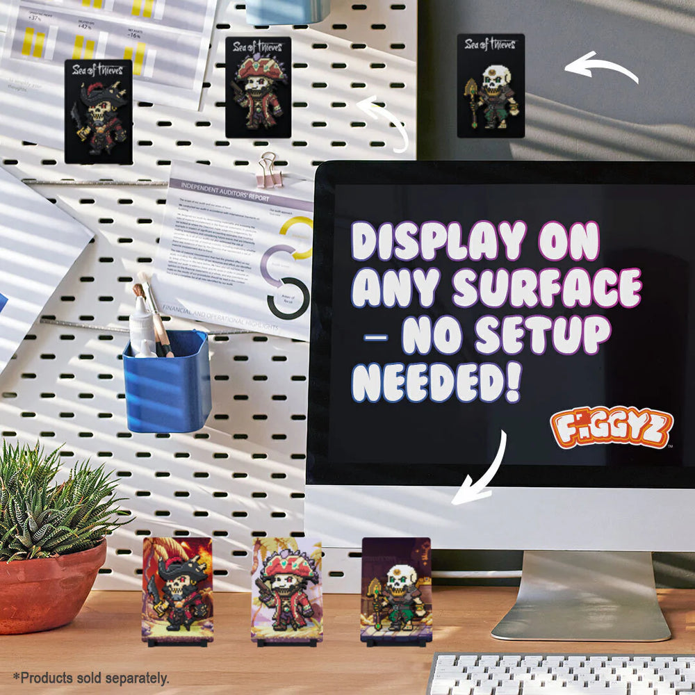 FIGGYZ Sea of Thieves Captain Flameheart 11cm Collectible Pop Magnet