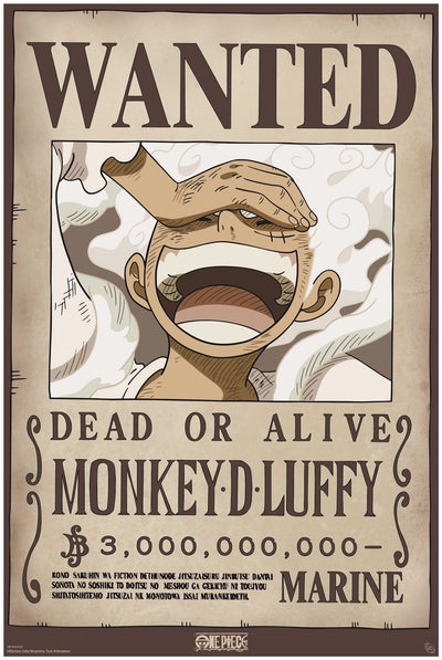 GB eye One Piece Wanted Luffy Wano 61 x 91.5cm Maxi Poster
