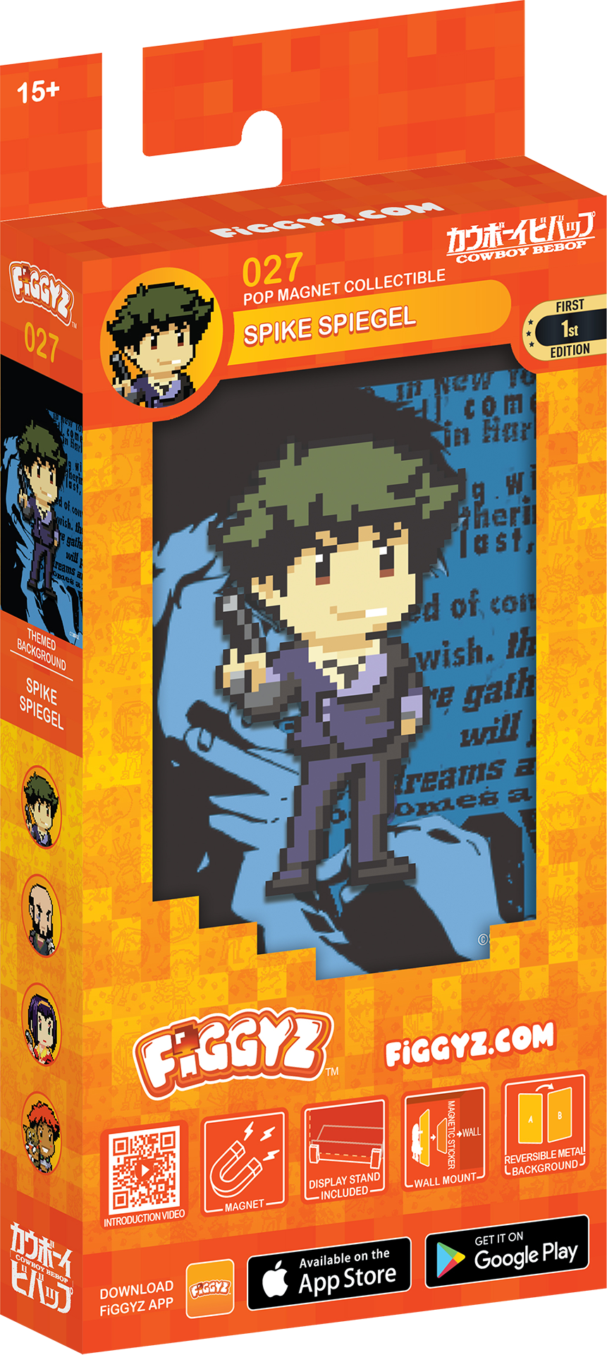 FIGGYZ Cowboy Bepop Spike Spiegel 11cm Collectible Pop Magnet