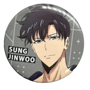 Solo Leveling Sung Jinwoo Gray 1.25" Pin Badge