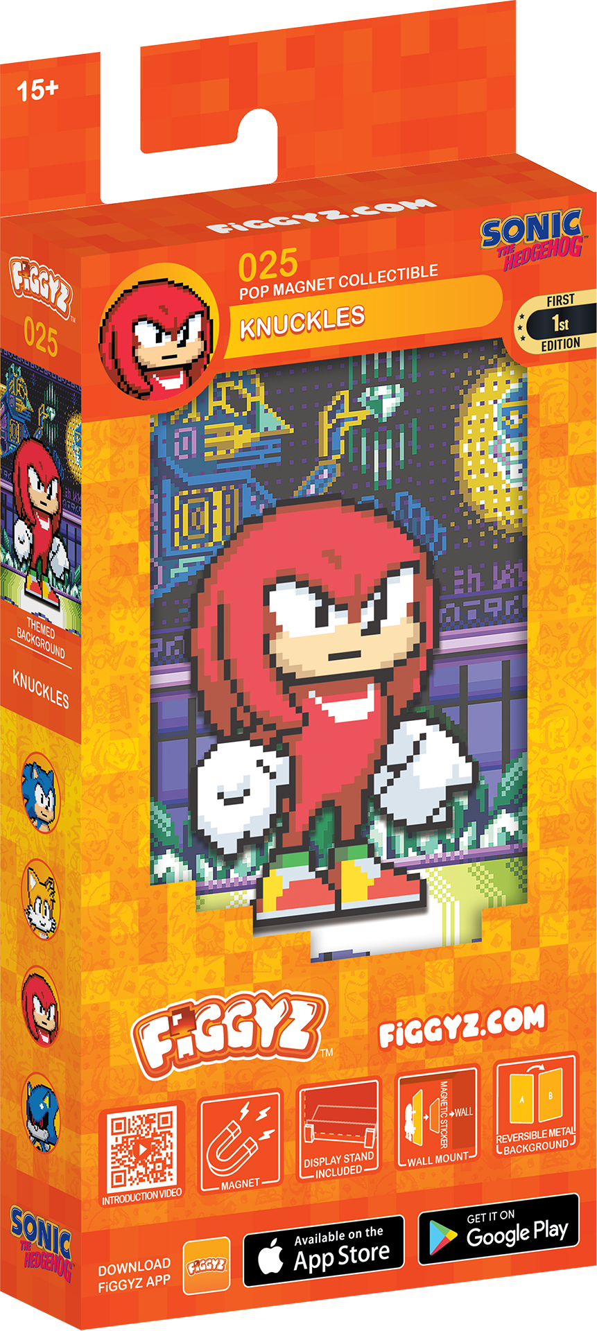 FIGGYZ Sonic the Hedgehog Knuckles 11cm Collectible Pop Magnet