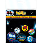 Back To The Future Symbols Badge Pack