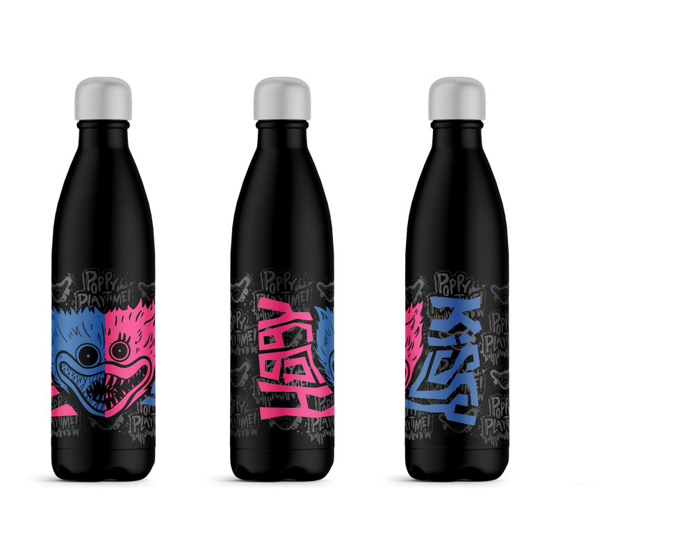 POPPY PLAYTIME Huggy Kissy 500ml Canteen Stainless Steel Bottle