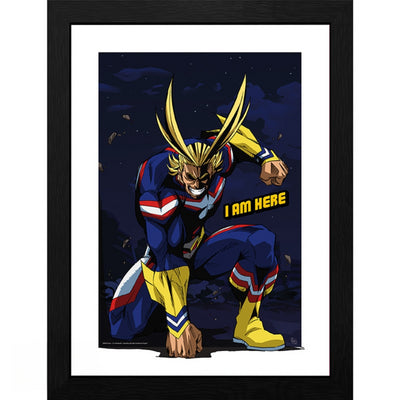 GB eye My Hero Academia All Might 30 x 40cm Framed Collector Print