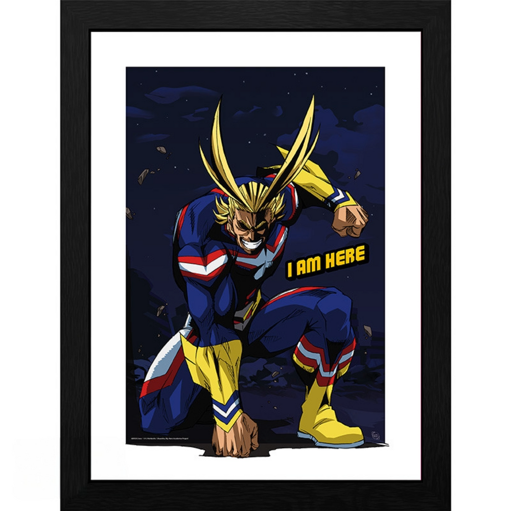 GB eye My Hero Academia All Might 30 x 40cm Framed Collector Print