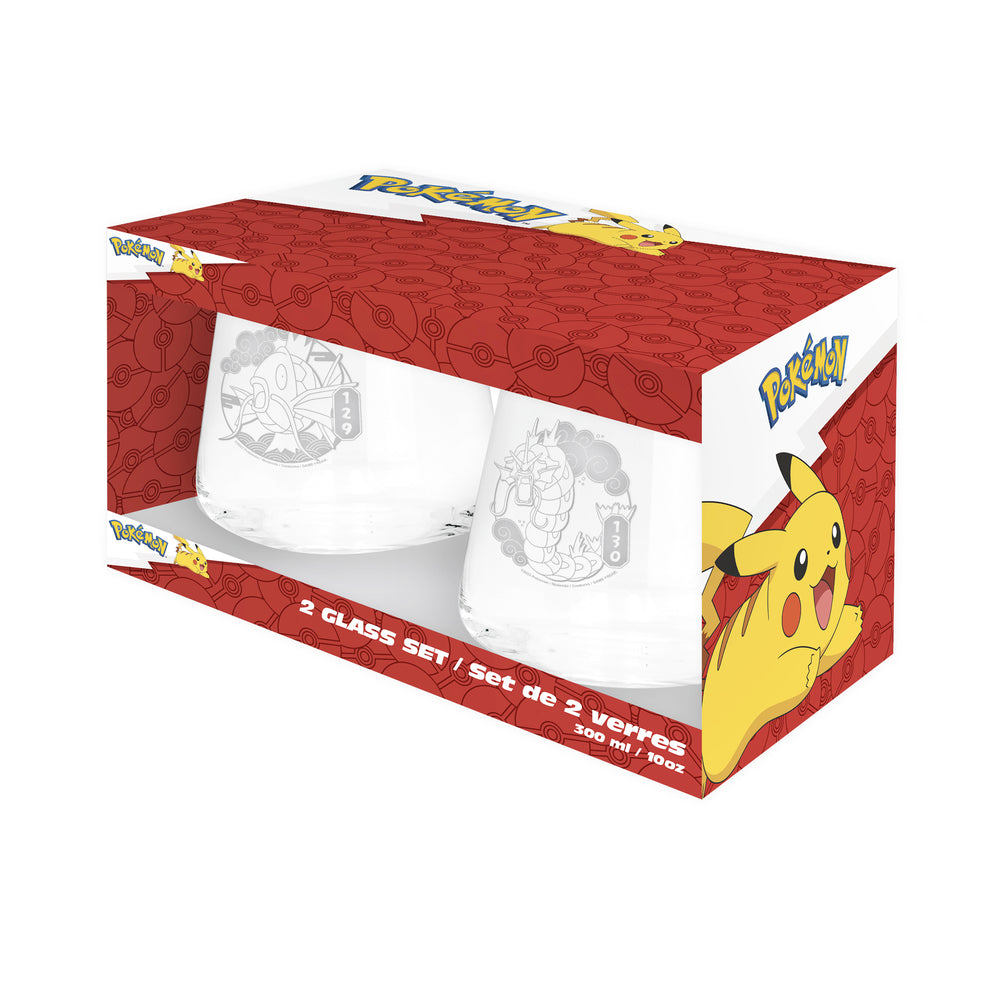 ABYstyle Pokemon Magikarp & Gyarados - 2 Glass Set