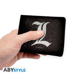 Death Note L Symbol Vinyl Wallet