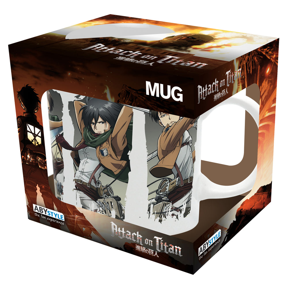 Attack On Titan Character Montage Mug
