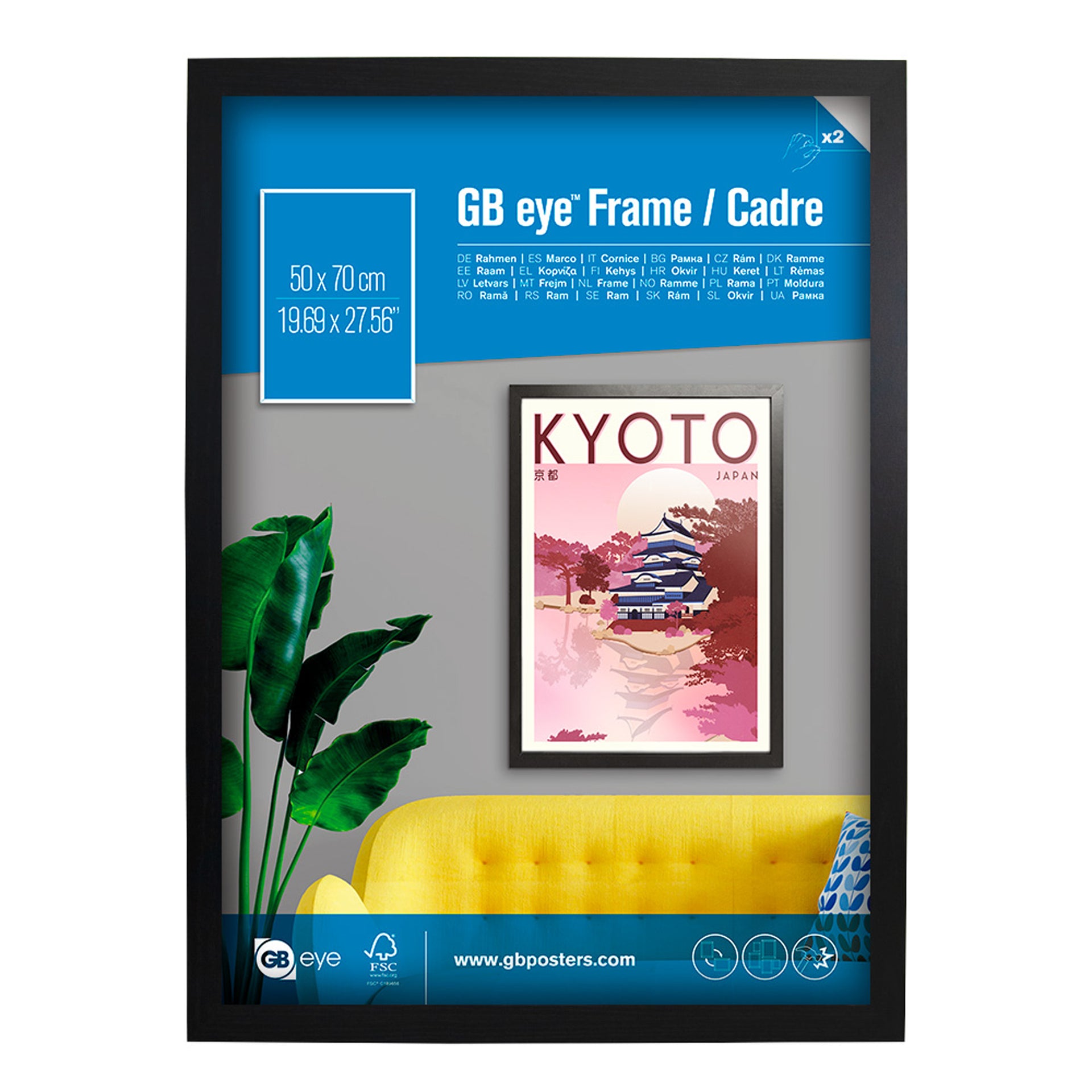 Poster - GB EYE - ONE PIECE - 52 x 38 cm - Multicolore - Décoration Poster - GB EYE - ONE PIECE - 52 x 38 cm - Multicolore - Décoration