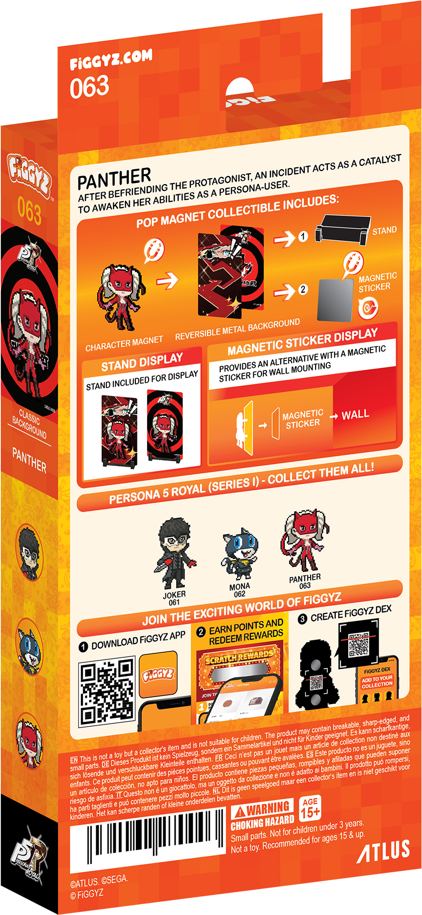 FiGGYZ Persona 5 Panther 11cm Collectible Pop Magnet