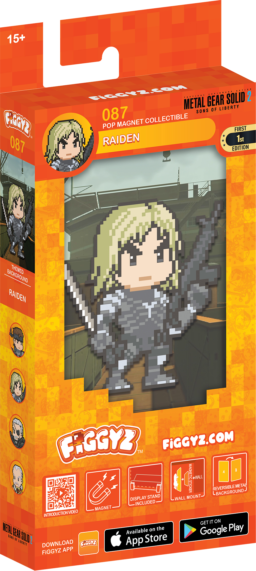 FIGGYZ Metal Gear Solid Raiden 11cm Collectible Pop Magnet