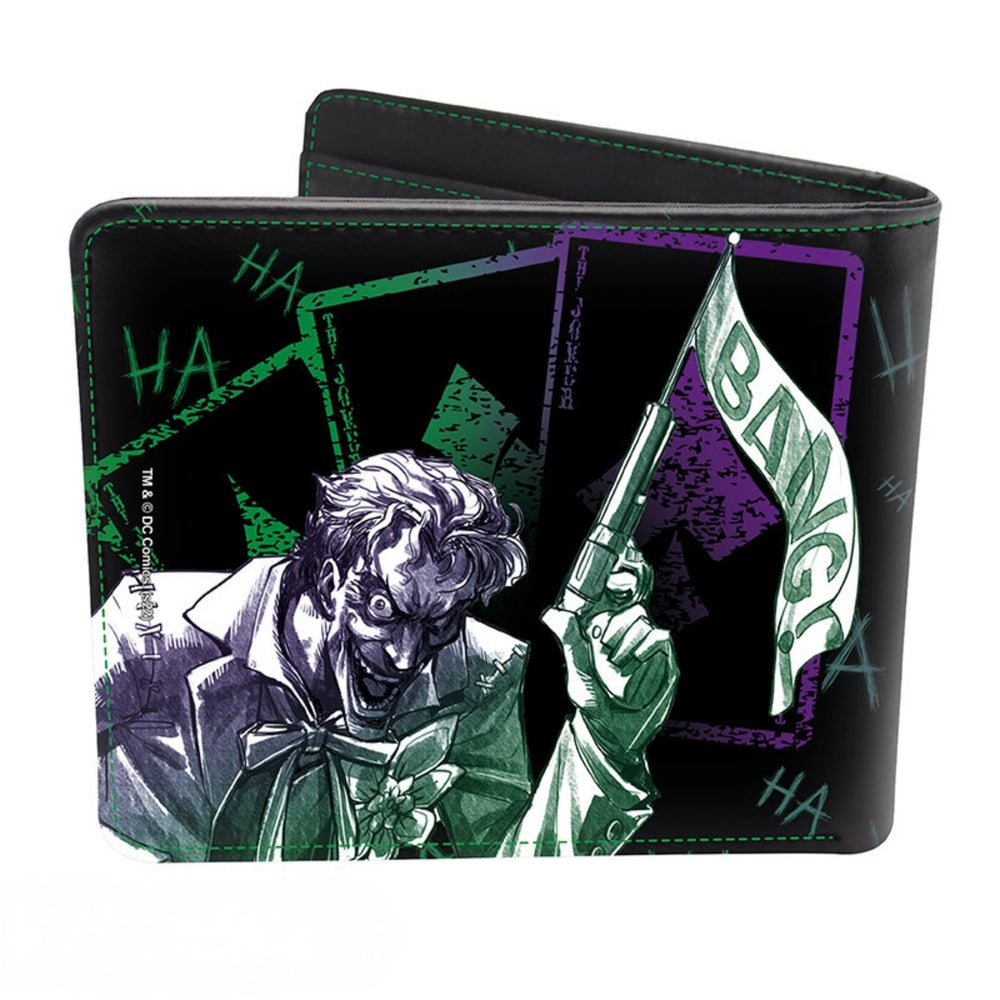 DC Comics Batman Laughing Joker Vinyl Wallet