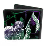 DC Comics Batman Laughing Joker Vinyl Wallet