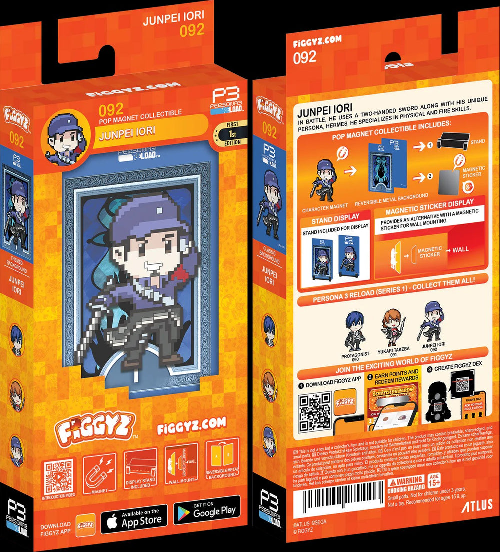 FiGGYZ Persona 3 Junpei Iori 11cm Collectible Pop Magnet