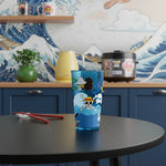 ABYstyle One Piece Skulls Blue 400ml Glass