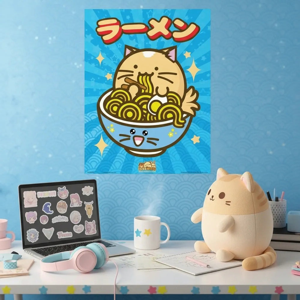 Fuzzballs Ramen Bowl 30 x 40cm Collector Print